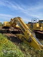 Used Excavator in yard,Back of used Komatsu Excavator,Back of used Komatsu